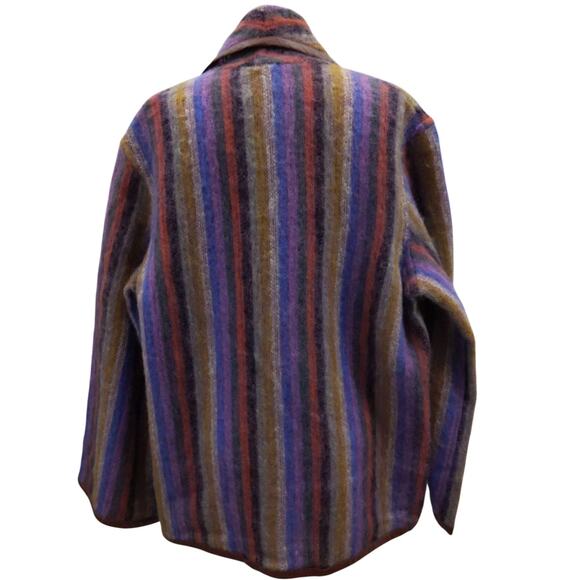 Vintage Mohair Jacket with Leather Trim - Picture 4 of 14